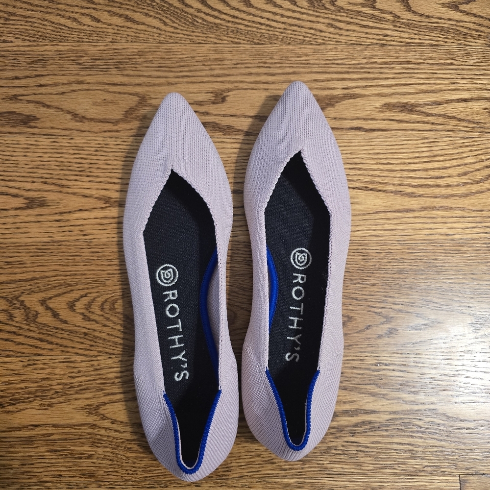 Pink/Light Purple Rothy 7W Shoe